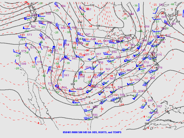 April 1, 2005 500mb