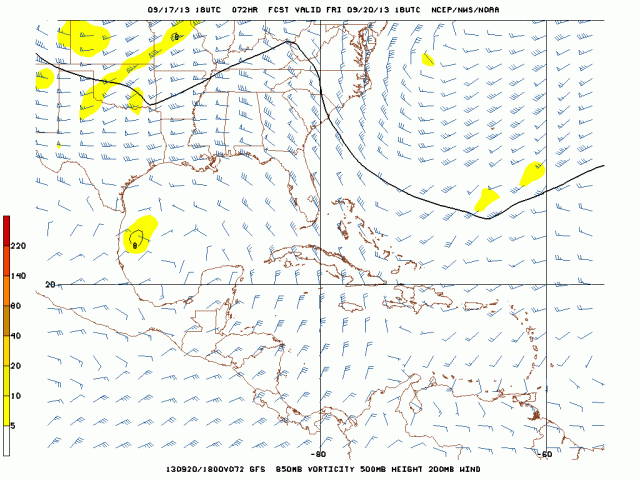 95L gfs 72