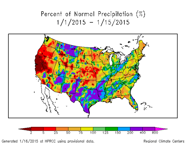 January precip