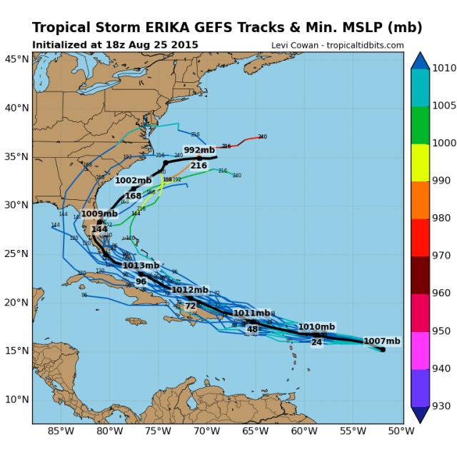 Erika GEFS