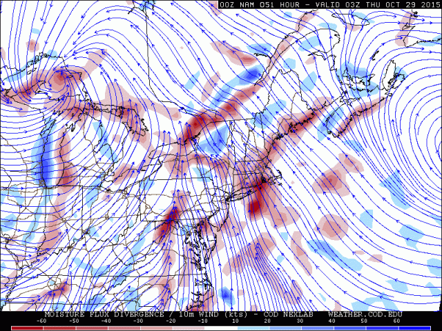 NAM moisture div