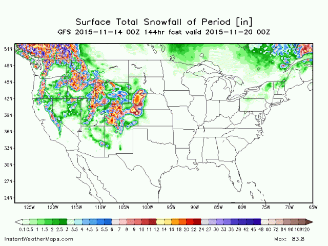 GFS snow