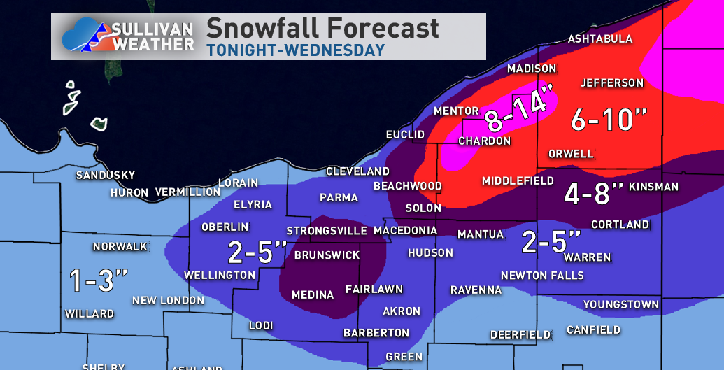 12/11/17: Moderate to Heavy Snow Coming to Parts of Northeast Ohio ...